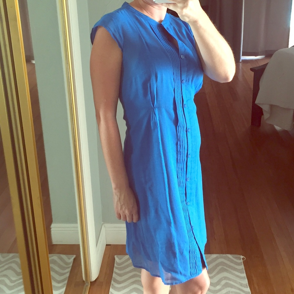 Sleeveless Linen Dress
