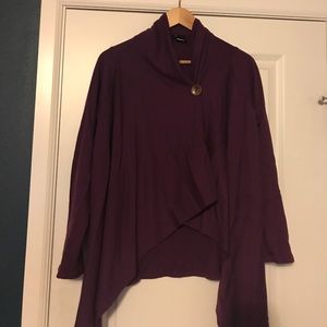 Button up sweatshirt