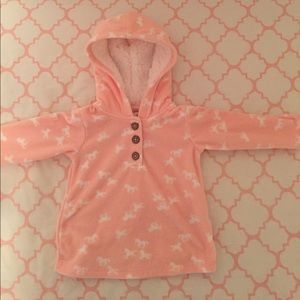 Carters girl fleece shirt