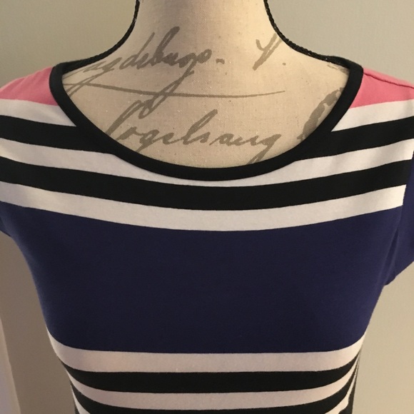 NWT French Connection Multi Jag Striped Dress Sz S - Picture 5 of 8