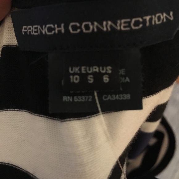 NWT French Connection Multi Jag Striped Dress Sz S - Picture 7 of 8