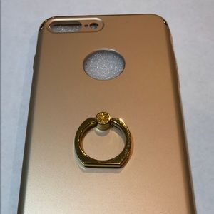 Gold ring iPhone Mirror case with FREE ITEM!!!!!!