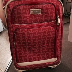 Jessica Simpson Red Travel Luggage