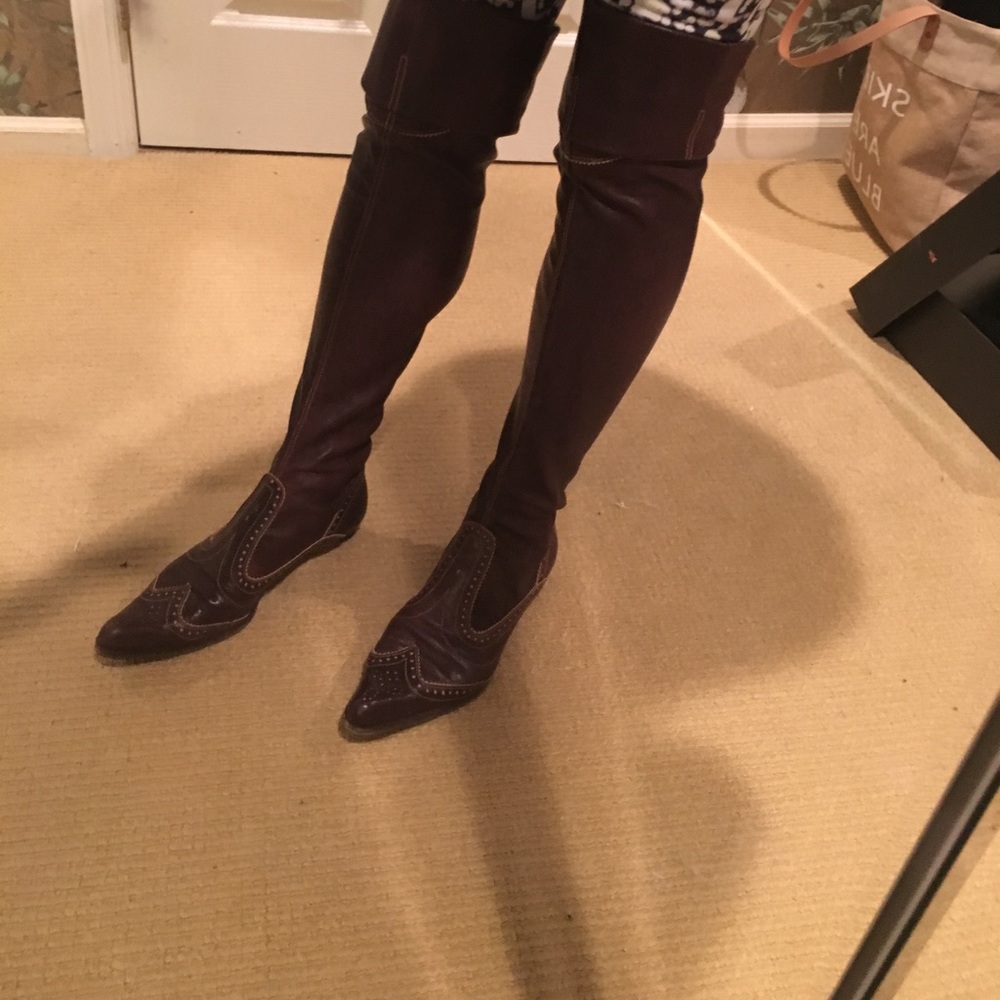 Henry Beguelin over the knee boots