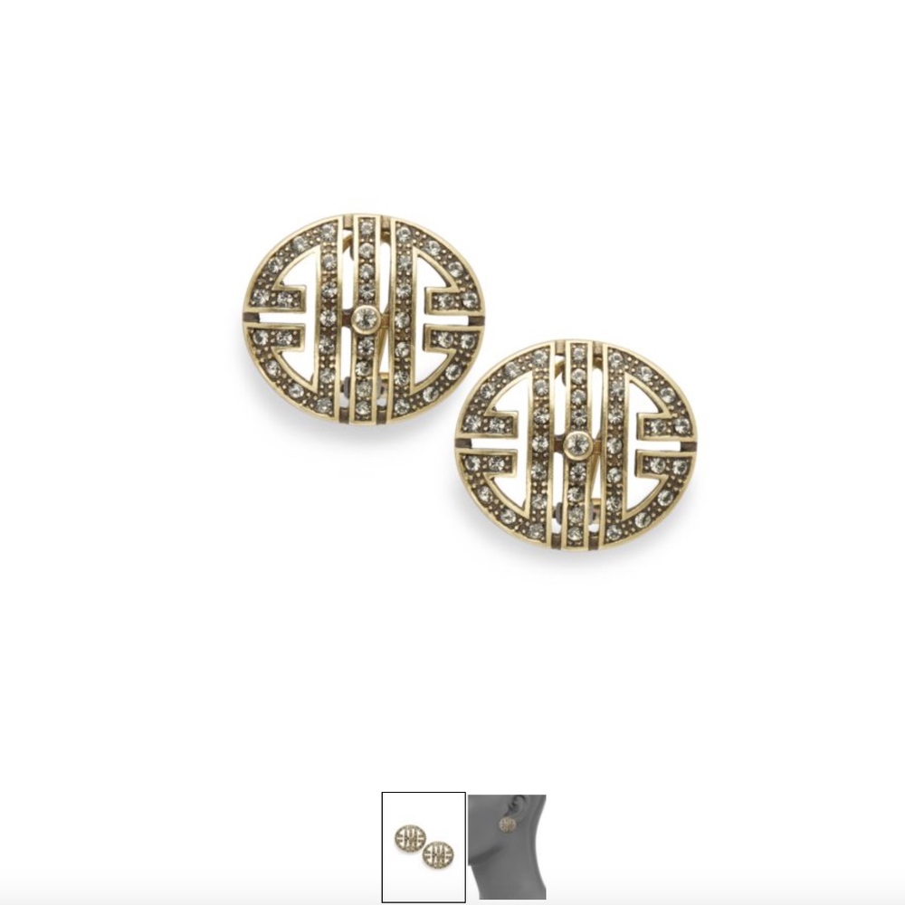 Heidi Daus Crystal Pavé Stud Earrings