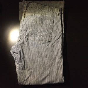 Pinstriped Jeans