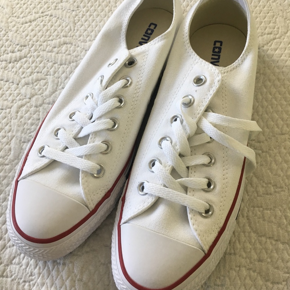White Low Top Converse