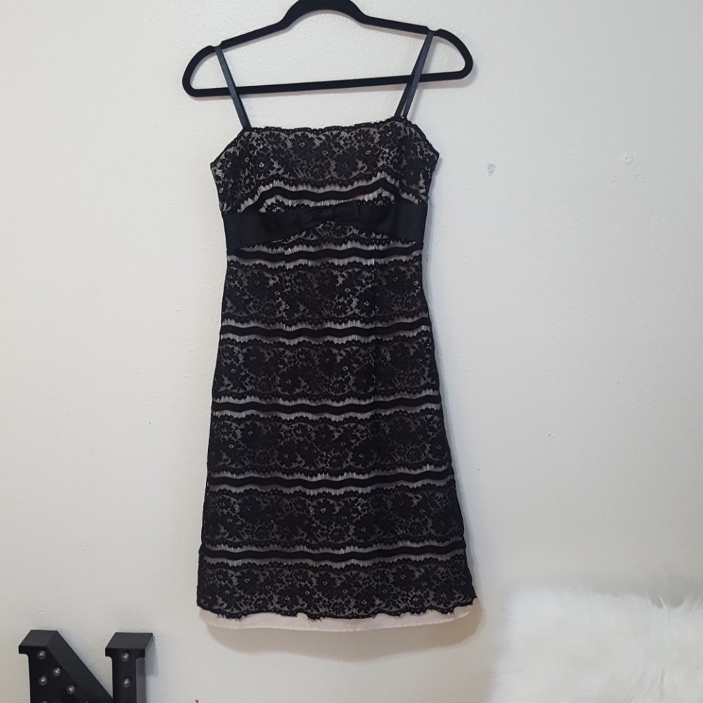 Black Lace Cocktail Dress