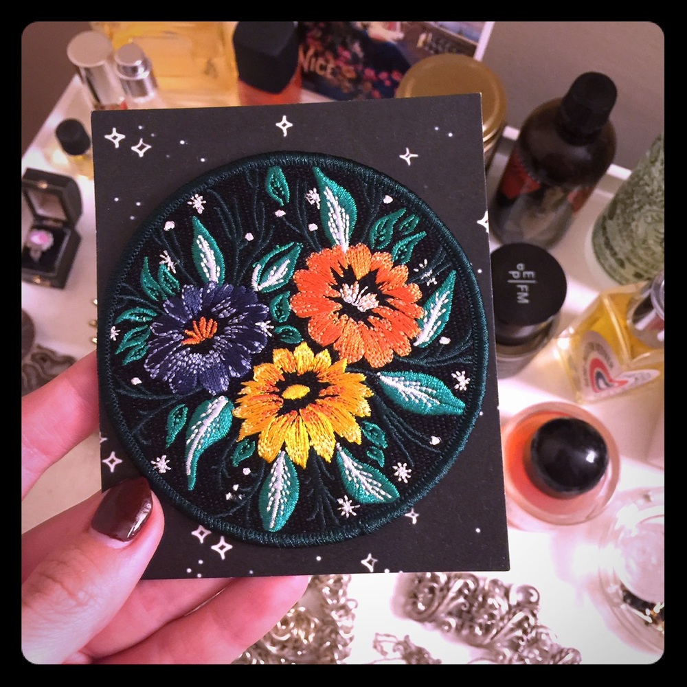 Stay Home Club Floral Patch