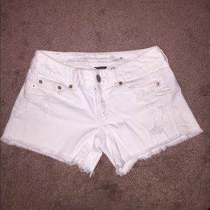 American eagle denim stretch shorts