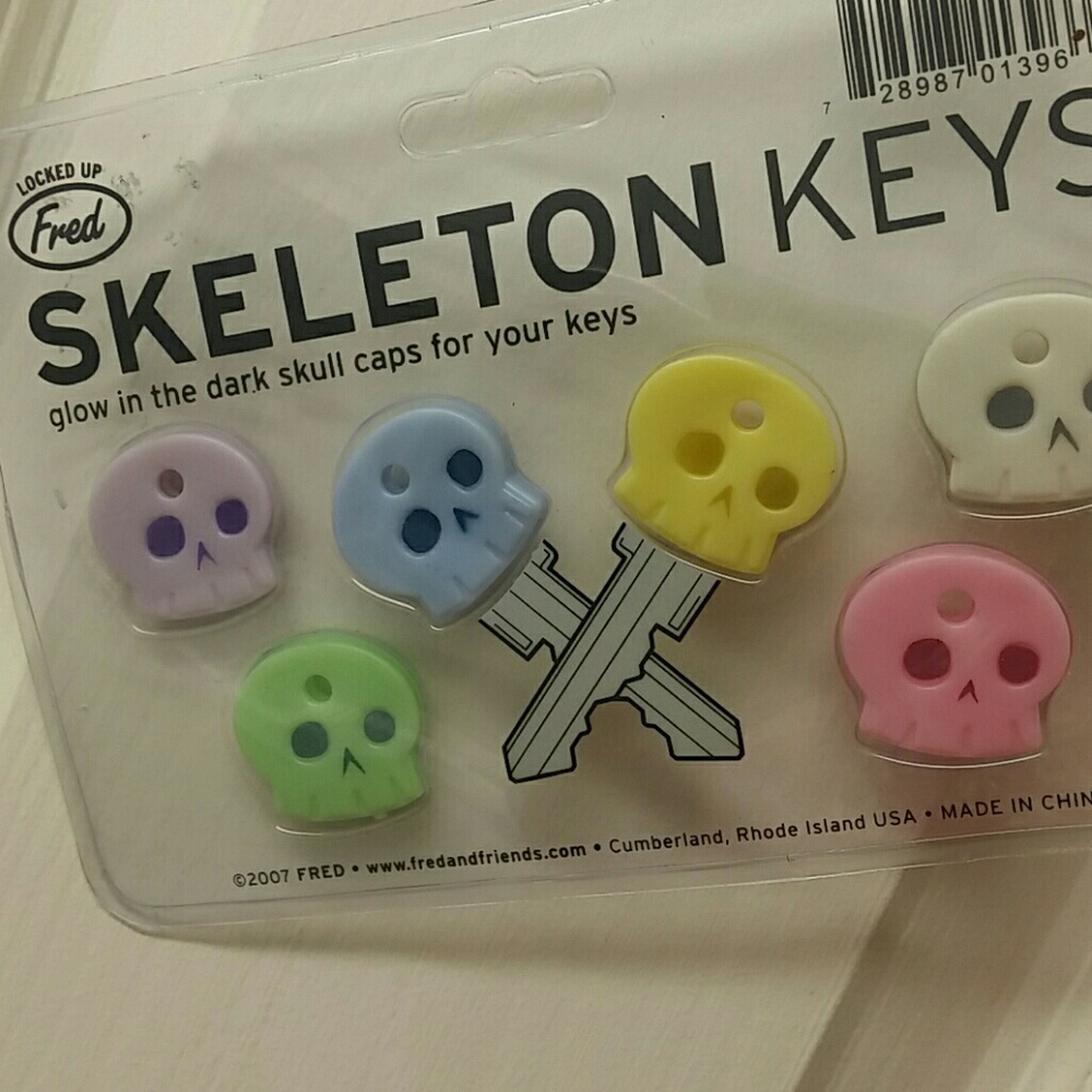 Glow in the dark key covers