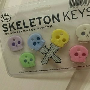 Glow in the dark key covers