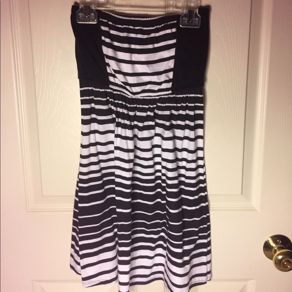 Strapless Casual Dress