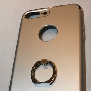 Silver ring iPhone 7 or 7 plus case