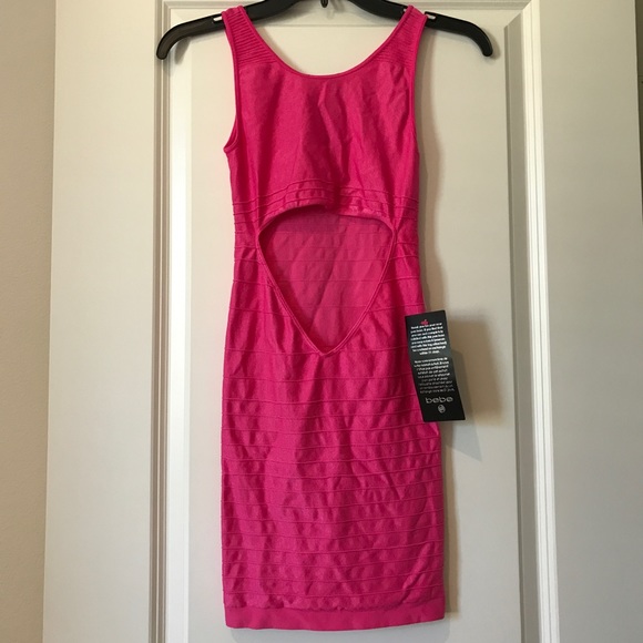 Bebe bodycon dress with back cutout - Picture 3 of 3