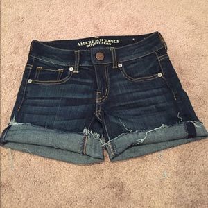 American eagle super stretch denim shorts