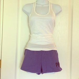 PINK V. Secret, Sz XS, Purple Sweat Shorts