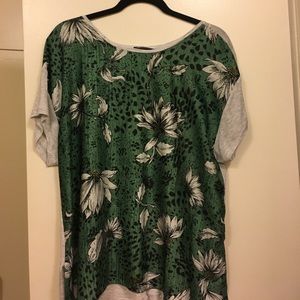 Zara printed top