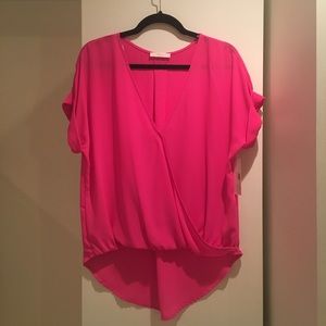 Women's Orchid Overlap Front Kimono Top