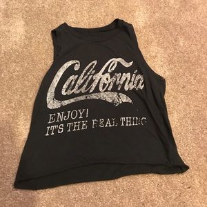 Cropped California tee! Super cute!