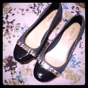 💙Sparkly blue and silver flats💙