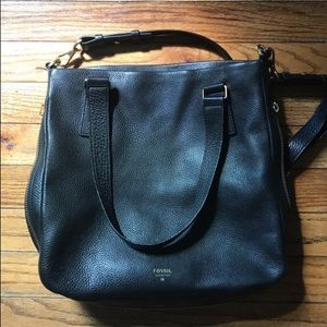 Fossil cross body bag- black