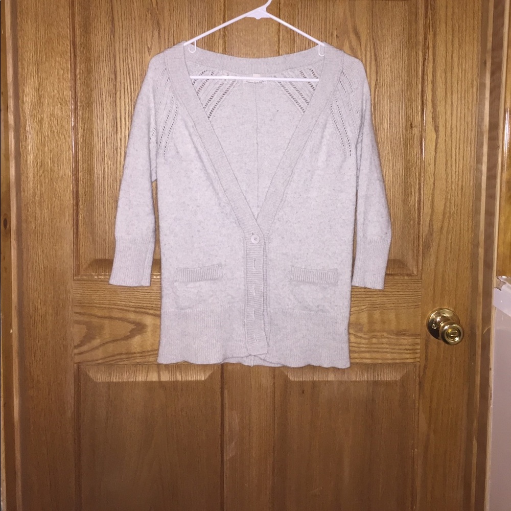 Cream cardigan