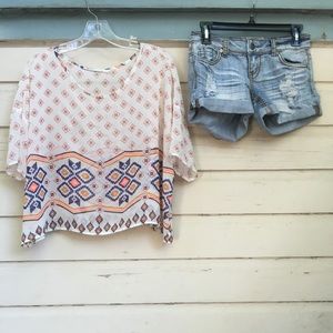 Aztec Top & Shorts.