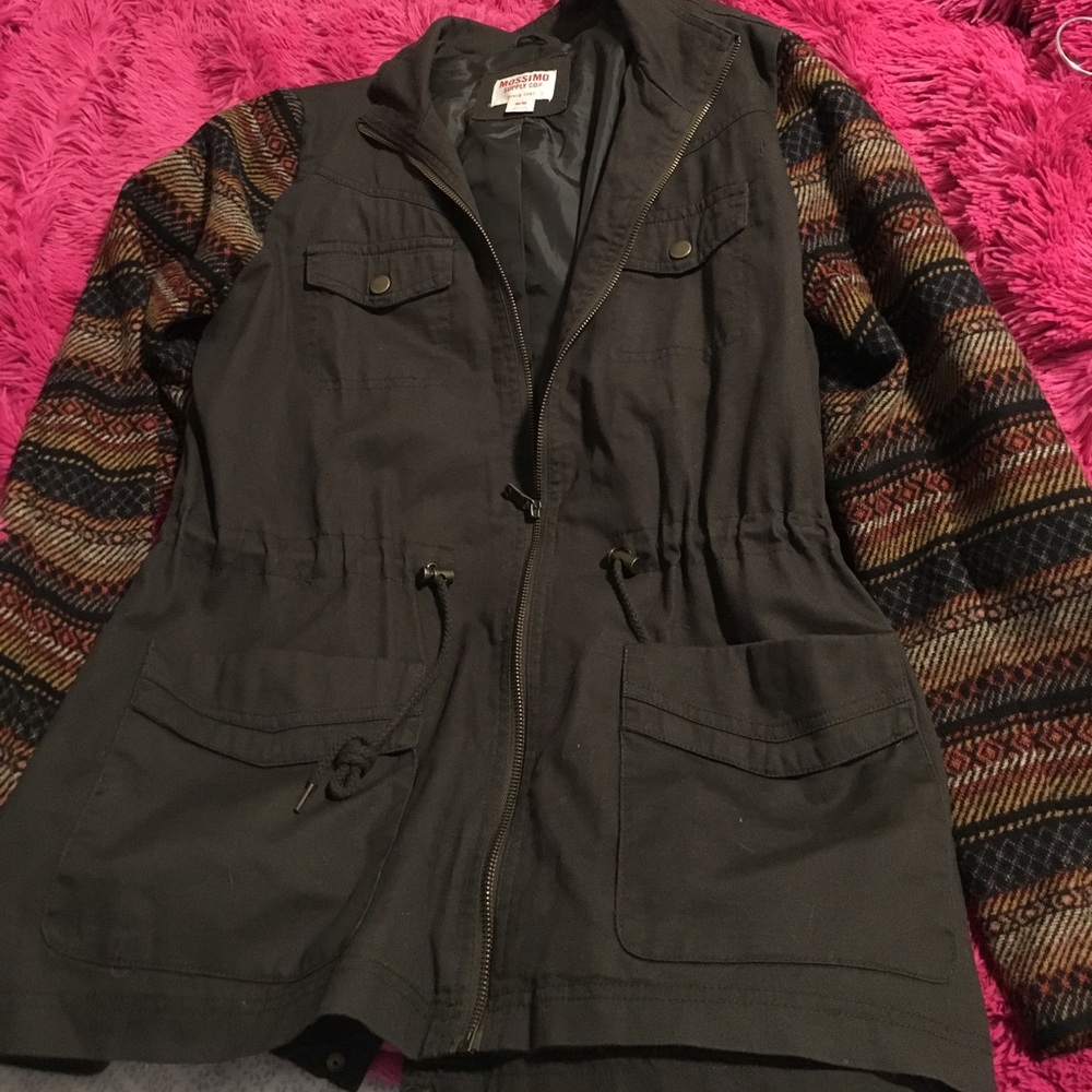 Green army jacket