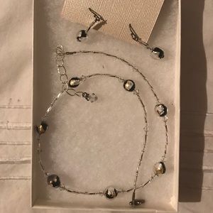 NWOT silpada necklace and earring set