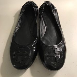Tory Burch Patent Leather Reva Flats