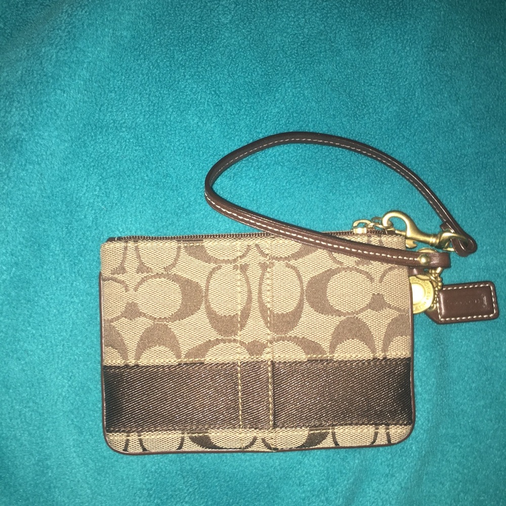 Authentic coach wristlet