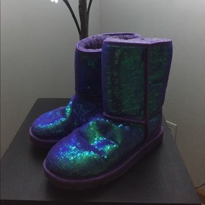 Uggs Purple sequin