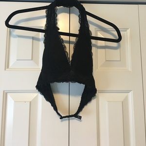 Black Free Press Bralette