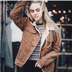 Brand new! Brandy Melville corduroy jacket
