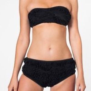 American Apparel flower 3D bikini bottom m/l