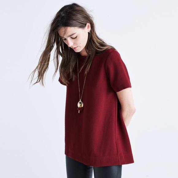 Madewell Tops - Madewell Crepe Pleat Top