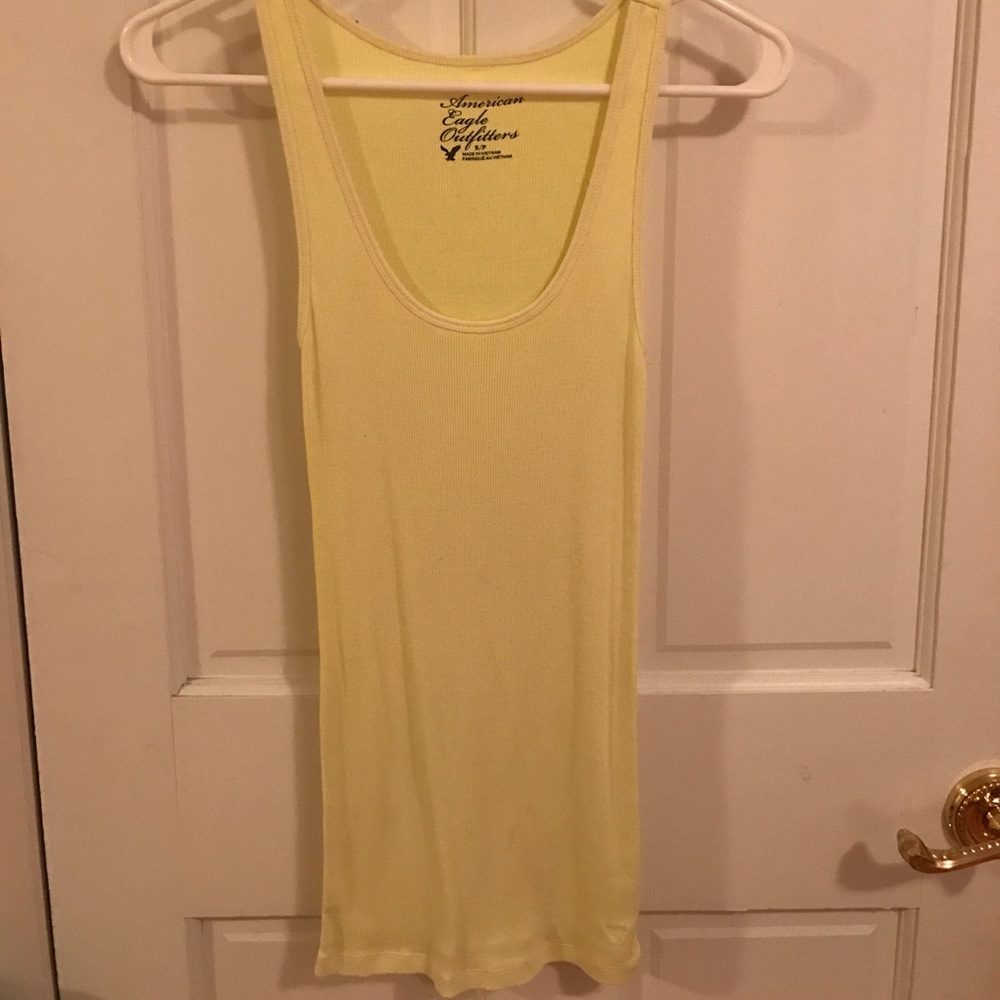 Yellow American Eagle Tank Top