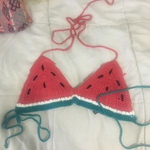 Watermelon crochet top
