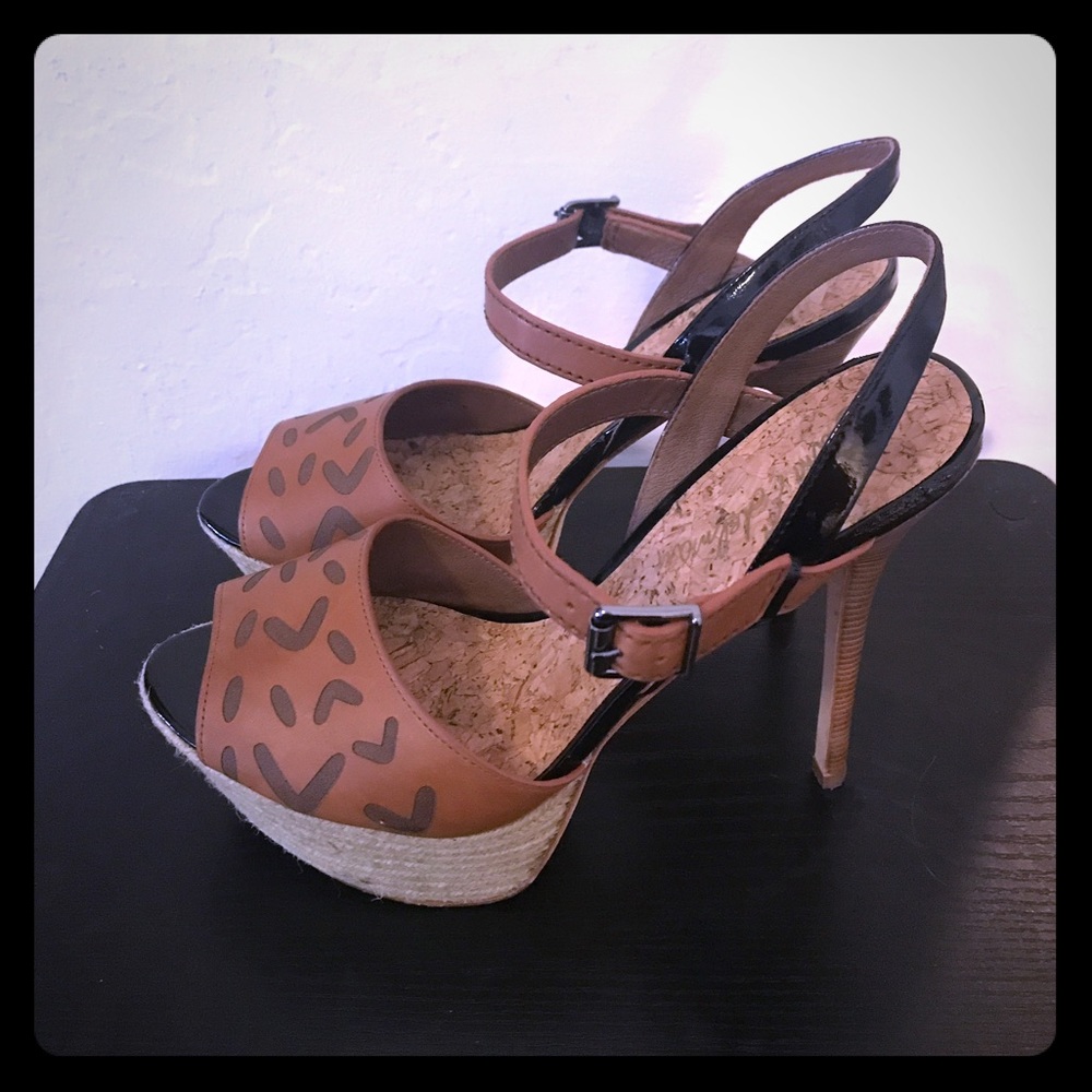 Sam Edelman Espadrille Heels, Great Condition!