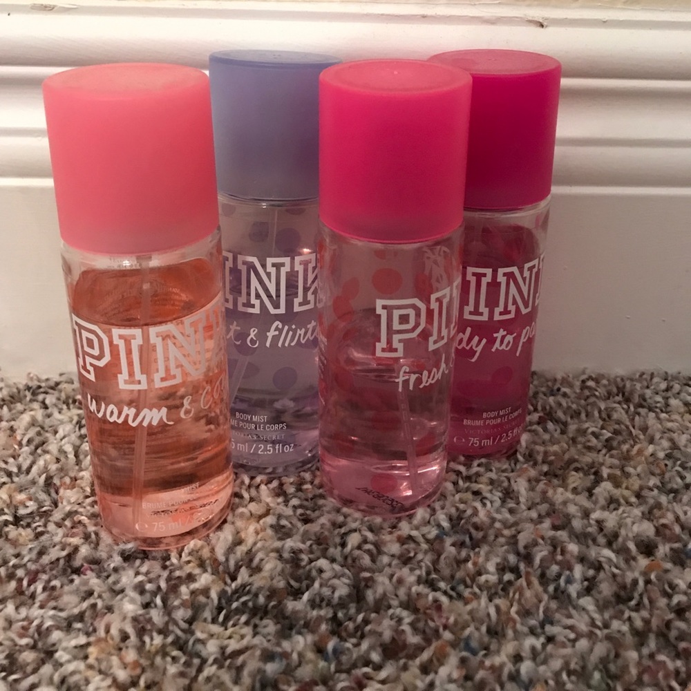 PINK body mists