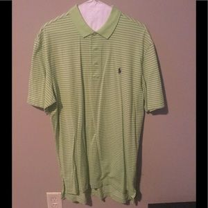 Green Ralph Lauren polo. Med.