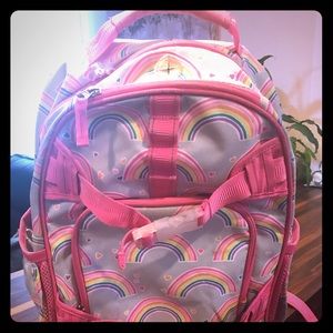 Potter barn kids rainbow backpack size s