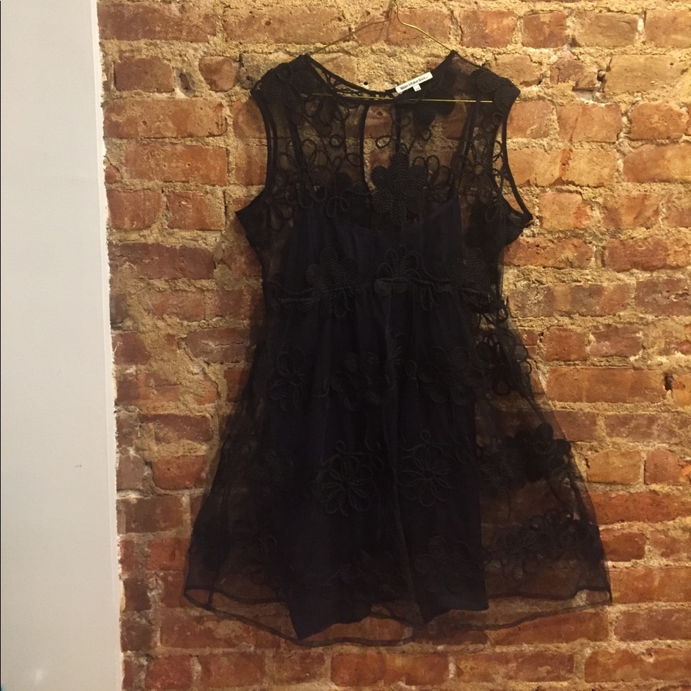 Floral Mesh Dress