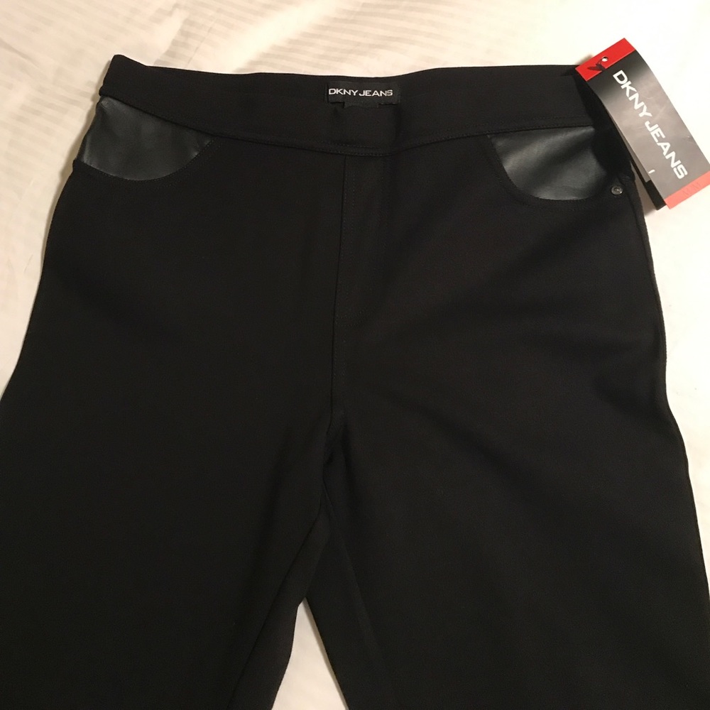 DKNY BLACK SKINNY PANTS