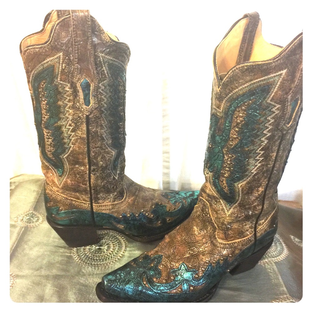 Corral R1232 Eagle Cowgirl Boots size 7.5