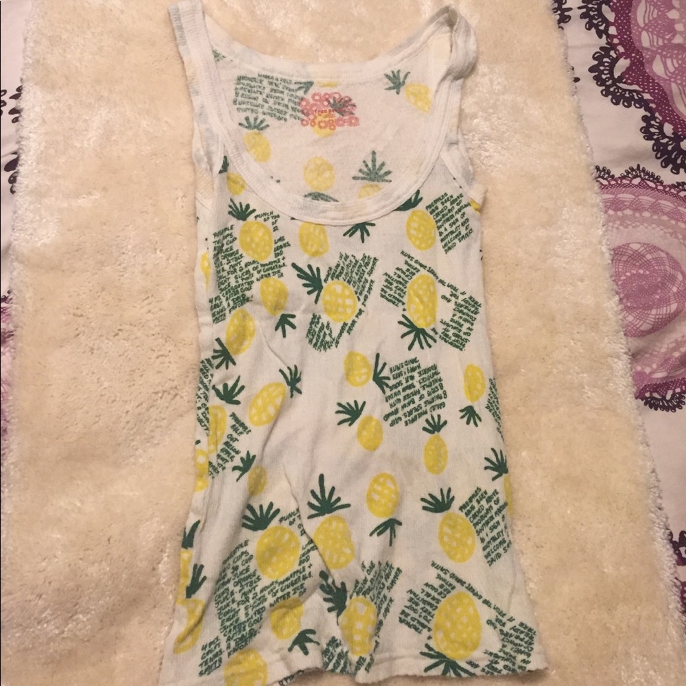 Free People Pineapple print tank - Picture 5 of 7