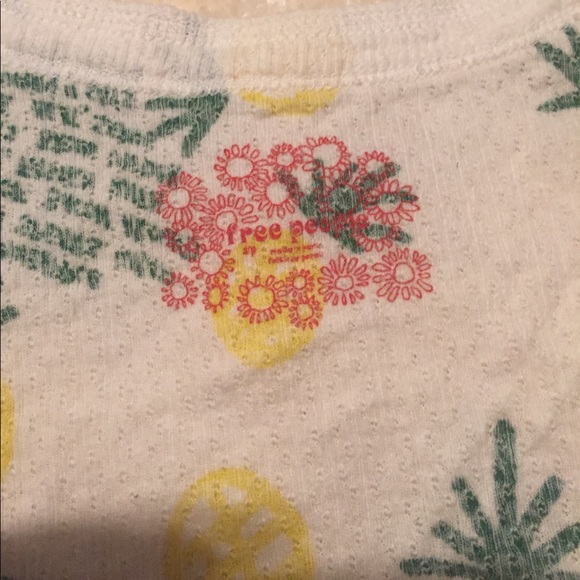 Free People Pineapple print tank - Picture 4 of 7