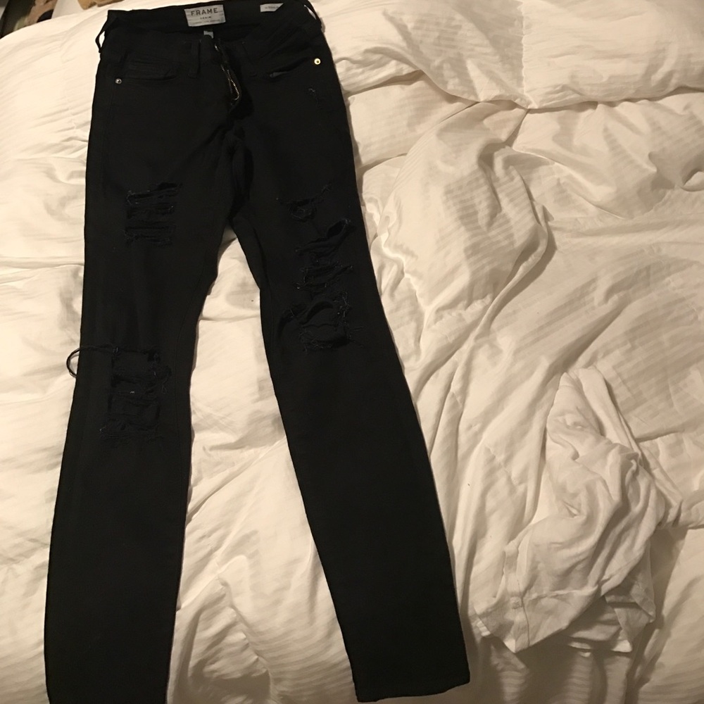 Frame ripped jeans