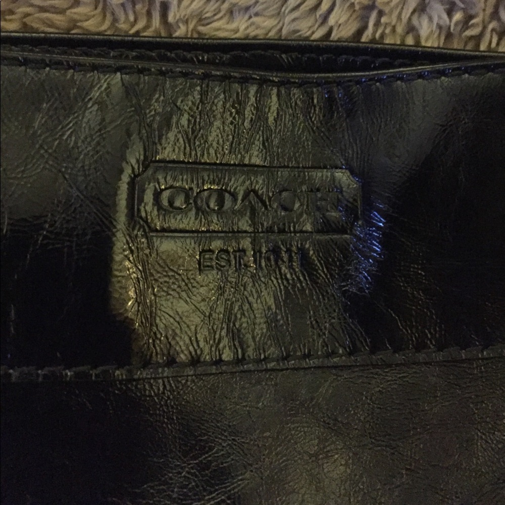 Black Coach purse - Picture 2 of 8